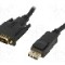 Cablu DisplayPort - DVI, DisplayPort mufa, DVI-D (24+1) mufa, 5m, negru, Goobay - 51963