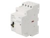 Contactor modular ZAMEL 25A 230V AC 4 poli NO STM-25-40/S sina DIN