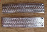 S S10 - Grade militare - metalice argintiu - comunism - sergent