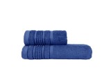 Cumpara ieftin Set 2 Prosoape Tamara Navy 50x100 si 70x140 cm (Bumbac 100%)