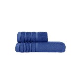 Set 2 Prosoape Tamara Navy 50x100 si 70x140 cm (Bumbac 100%)