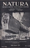 Natura. Revista pentru raspandirea stiintei, anul XXX, nr. 7-8, iulie-august