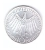Moneda Germania 10 mark/marci 1972 D In Munchen, stare foarte buna, cu luciu, Europa, Argint