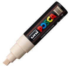 Marker UNI PC-8K Posca, 8.0 mm,varf tesit,bej