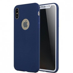 Husa APPLE iPhone X - Forcell Soft (Bleumarin) foto