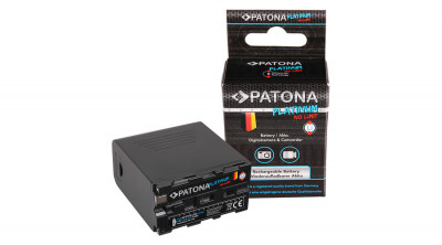 PATONA platinum battery Sony NP-F970 F960 F950 cu LCD, Powerbank 5V / 2A USB - Patona foto