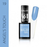 Lac de unghii Solar Gel, Revers, 12 ml, albastru, nr 19, angel&#039;s touch