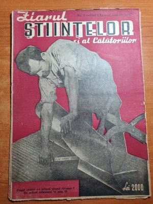 ziarul stiintelor si al calatoriilor 21 ianuarie 1947-atomul prietenul omenirii foto