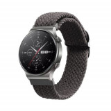 Cumpara ieftin Curea kwmobile pentru Huawei Watch GT2 Pro/GT2 (46mm)/GT 2e, Nylon, Gri, 59429.04