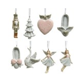 Cumpara ieftin Decoratiune - Xmas Figure with Hanger - Soft Pink - mai multe modele | Kaemingk