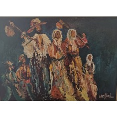 Ioan Buzle Nellini, Familie de Țărani