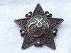 Argint BROSA MASIVA OPULENTA PERSANA scriere caligrafica FARSI PERSANA TUNISIA
