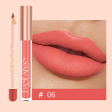 Set 2 in 1 Ruj Lichid Mat &amp; Creion Contur Buze Handaiyan Lips Kit #06