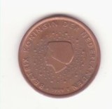 5 Eurocenti Olanda 1999 Beatrix, Moneda Veche, Colectie Numismatica