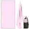 Prosop de plaja cu uscare de rapida, husa de transport, 40x80cm, roz Household NewTrend