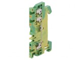 Conector Șine 1,5mm2 3 Borne Galben-Verde