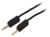Cablu de Măsurare Banană 2mm Negru