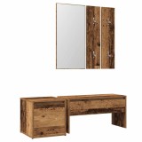 Cumpara ieftin Set de mobilier pentru hol Lemn vechi din lemn prelucrat