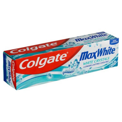 Pasta de Dinti COLGATE Max White Crystals, 75 ml, Pasta de Dinti pentru Albire, Articole Igiena Dentara, Pasta Dinti Colgate, Pasta Dinti Albire, Past foto