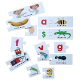Puzzle educativ - ABC in limba romana | Headu