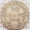 1246 Newfoundland Canada 50 cents 1919 George V km 12 argint