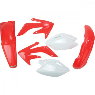 Kit plastice Honda CRF 250 ,2004-05, alb/rosu, culoare OEM Cod Produs: MX_NEW 14030237PE foto