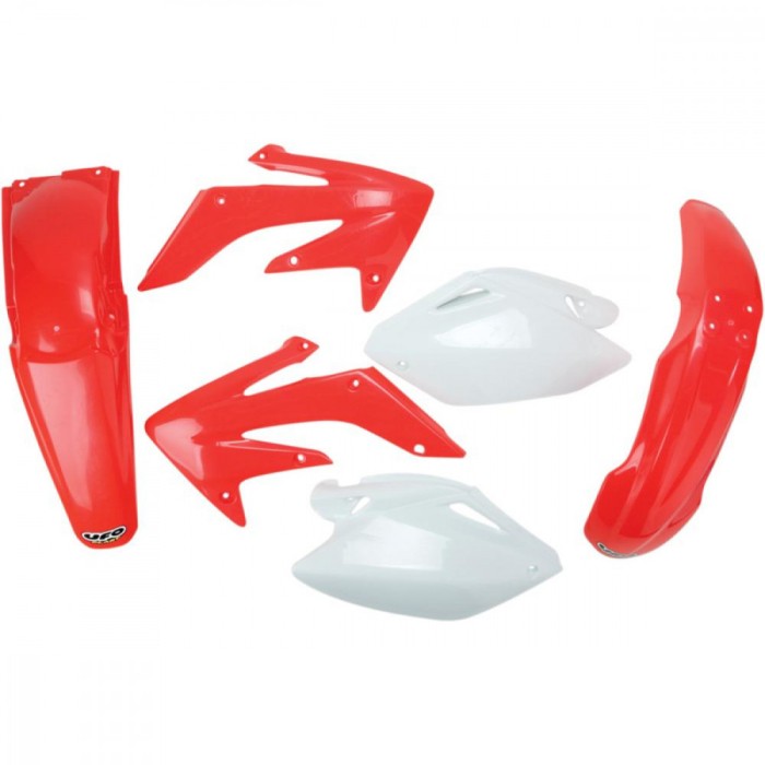 Kit plastice Honda CRF 250 ,2004-05, alb/rosu, culoare OEM Cod Produs: MX_NEW 14030237PE