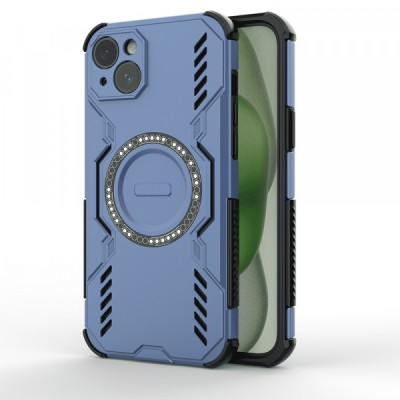 Husa MagSafe pentru Apple iPhone 15, Techsuit, ArmorMag, Albastra foto