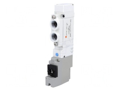 Ventil electromagnetic monostabil 1,5-7 bar aluminiu IP65 5/2 foto