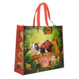 Sacosă Multifuncțională din PP cu Animale de Jungla și Fermă, CMCLASS