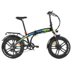 Bicicleta electrica Hecht Compos Black XL, schimbator shimano