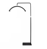 RESIGILAT - Lampa cosmetica profesionala Semiluna 238 LED,inaltime maxima 180 cm,cu suport de telefon - Negru