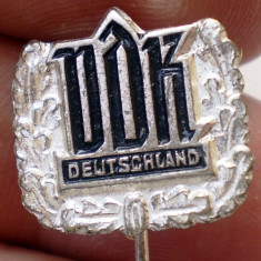 I.960 INSIGNA STICKPIN GERMANIA VDK DEUTSCHLAND h14mm email