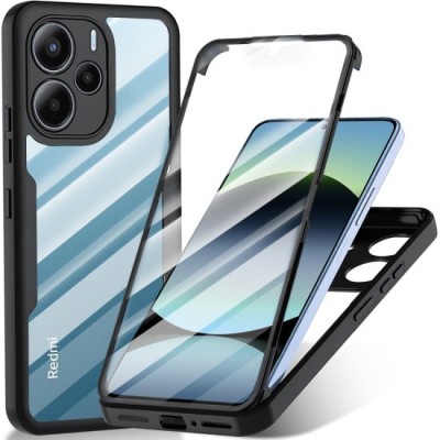 Husa pentru Xiaomi Redmi Note 14 4G + Folie - Techsuit ColorVerse 360 Series - Black foto