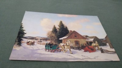 CARTE POSTALA FELICITARE CIRCULATA foto