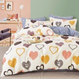 LENJERIE DE PAT PERCALLE IMPRIMAT (PRC77) - king size 4 piese