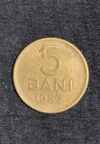 Moneda 5 bani 1957 RPR