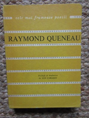 ARTA POETICA-RAYMOND QUENEAU CU DEDICATIE SI AUTOGRAF ION CARAION foto