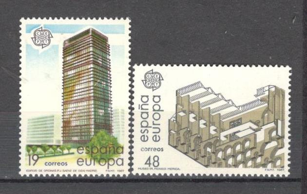 Spania.1987 EUROPA-Arhitectura moderna SS.205
