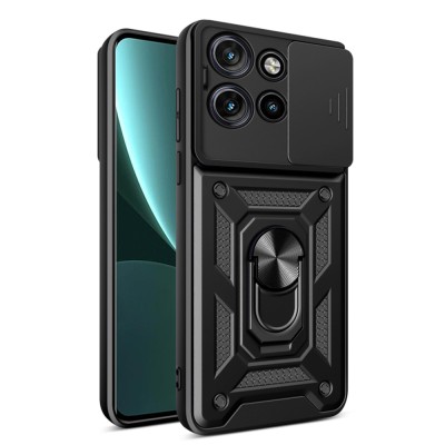 Husa Motorola Edge 50 Neo protectie camera Techsuit CamShield Series, negru foto