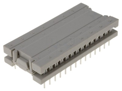 Conector IDC adaptor 28 pini THT foto