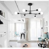 Lustra Eta 6XE27 Negru, Alessandro DESIGN