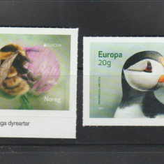 NORVEGIA 2021 EUROPA CEPT - Serie 2 timbre autoadezive MNH**