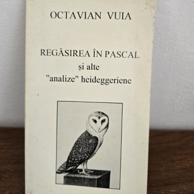 Regasirea in Pascal si alte analize heideggeriene - Octavian Vuia foto