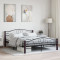 Cadru de pat, negru, 160 x 200 cm, metal GartenMobel Dekor