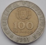 Portugalia, 100 Escudos 1991