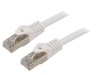 Cablu Patch Cord Gembird S/FTP Cat 6a, 15m, Cupru, LSZH, Alb, RJ45