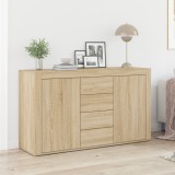 VidaXL Bufet Stejar Sonoma Lemn prelucrat 120 x 36 x 69 cm Depozitare