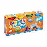 Cumpara ieftin Plastilina Usoara pentru Modelat Carioca Baby, 8 Culori, 600 g, 8 Tuburi de 75 g, Plastic, Plastilina Scoala, Plastilina Gradinita, Plastilina Modelar