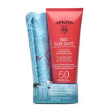 Pachet Bee Sun Safe Lapte corp SPF50 &amp; geanta impermeabila de plaja, Apivita